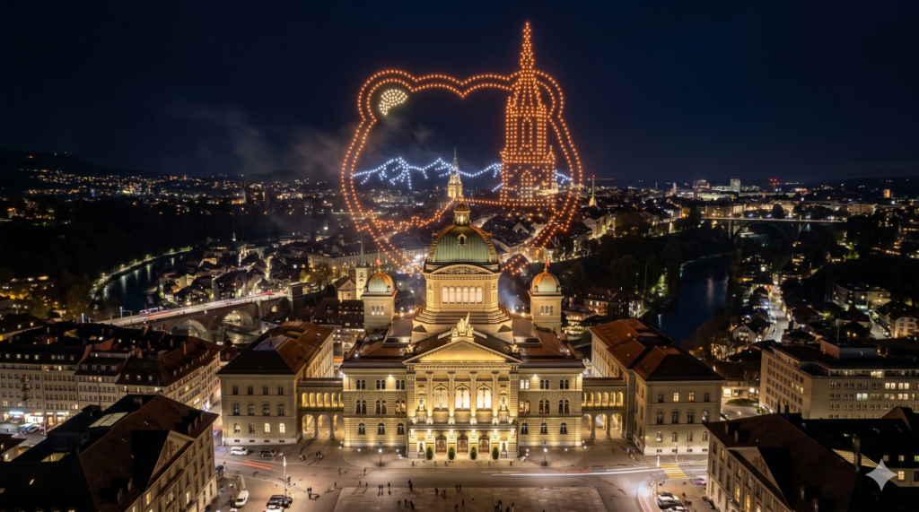 Drohnenshow am Bärner Stadtfescht 2026